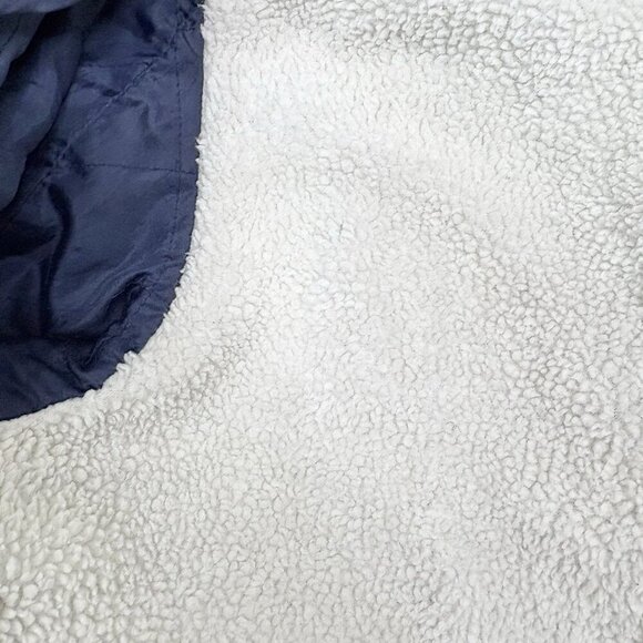 Y2K Levi's Trucker Denim Jean Jacket Sherpa Lined Blue Light Wash Women’s XL - Picture 9 of 13